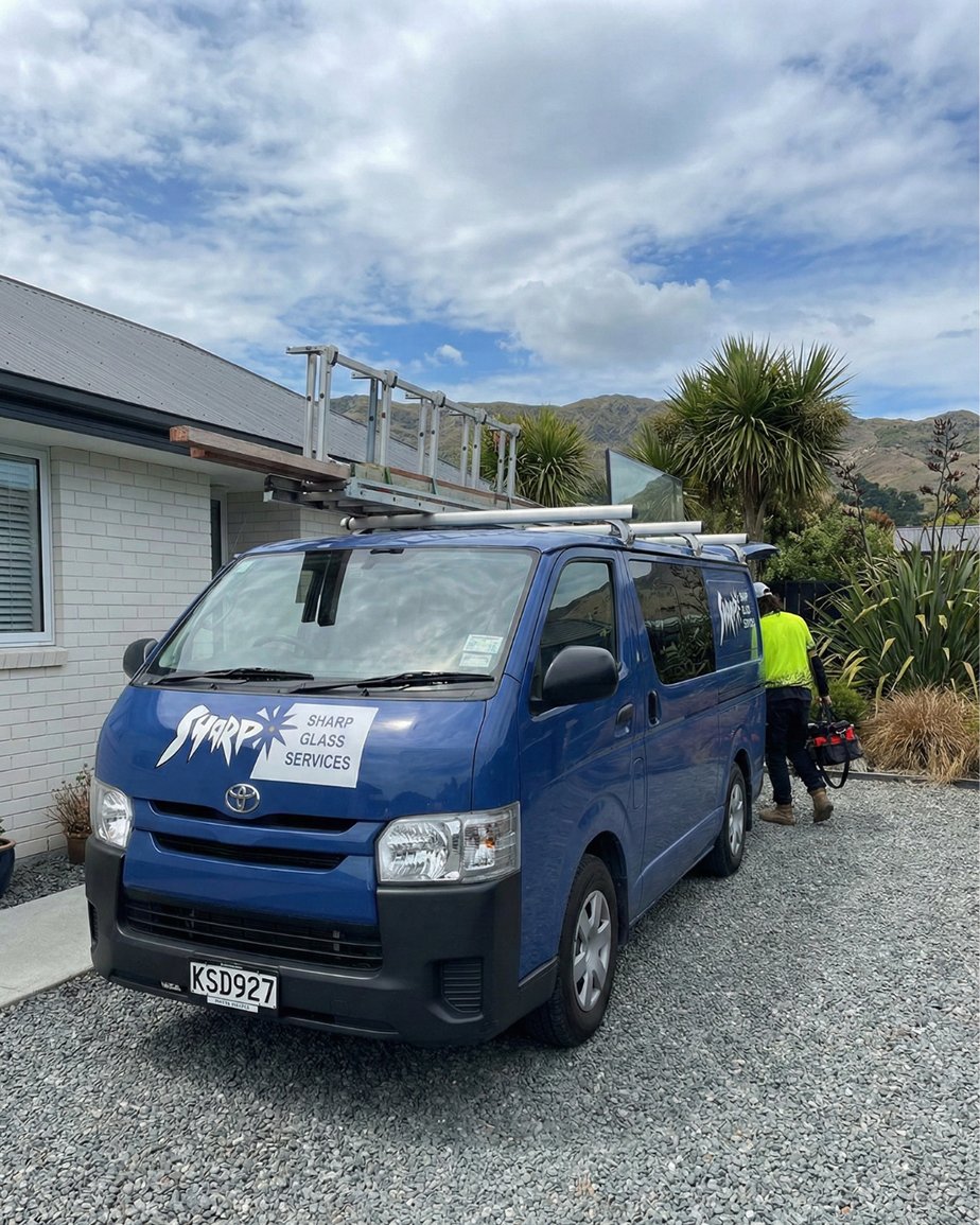 Sharp Glass team on site